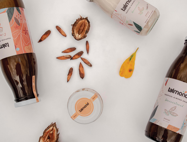 Talmond tropical almond beverages.