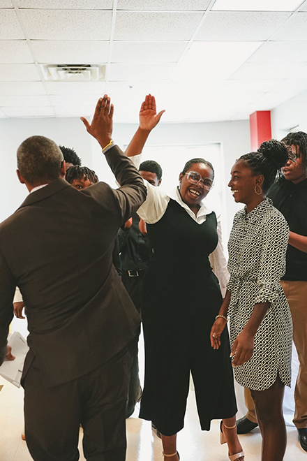 team pitches for the Booker’s Soul Food Starters product development competition