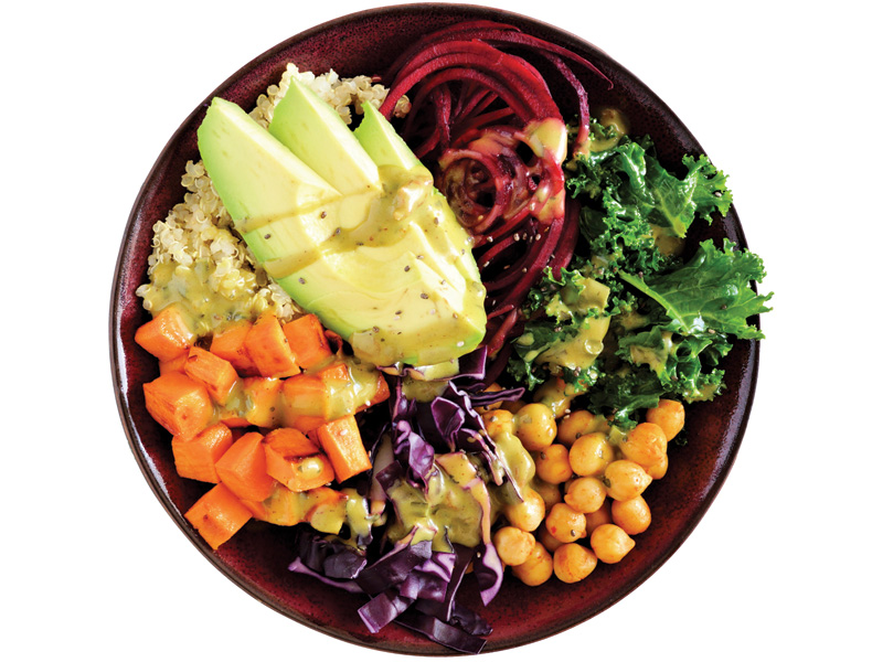 Healthy vegan Buddha bowl