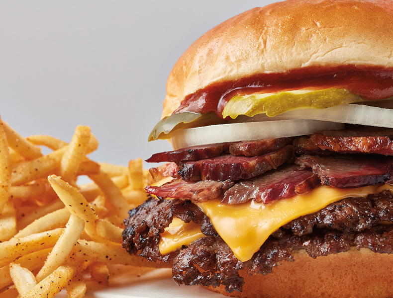 BBQ Brisket Steakburger, a limited-time offering from Freddy’s Frozen Custard & Steakburgers.