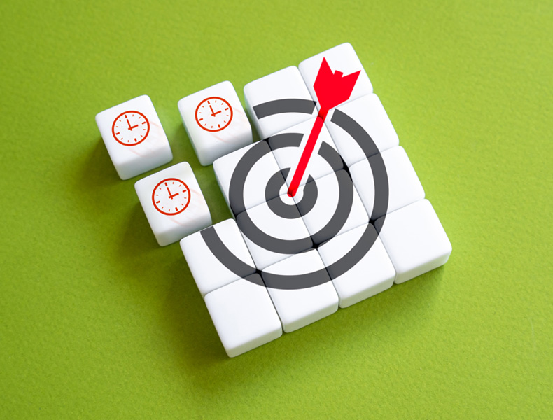 Time elapses in achieving the goal