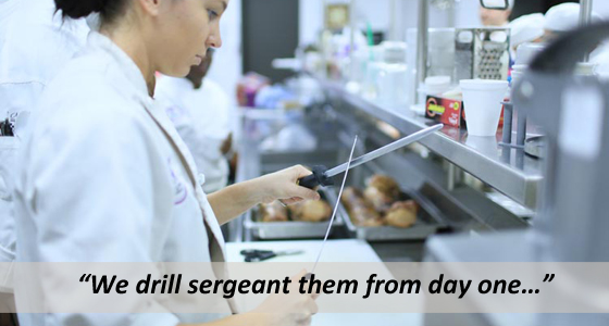 We drill sergeant them from day one&hellip;