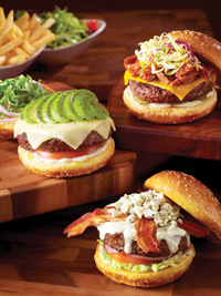 Glamburgers&reg; from The Cheesecake Factory give customers a bit of regional flavor in their burger.