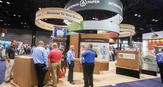 International Paper&rsquo;s booth