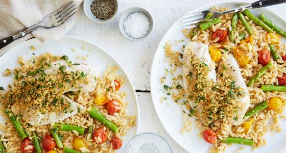 Crunchy Lemon-Parsely Tilapia