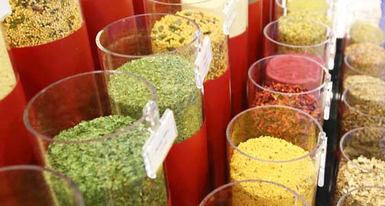 Ingredients at the Food Expo