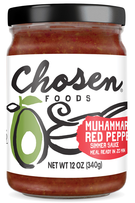 Chosen Simmer Sauce in jar