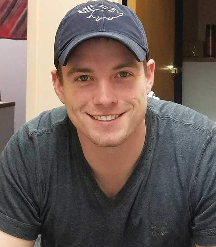 Matthew Rooda - grey tshirt