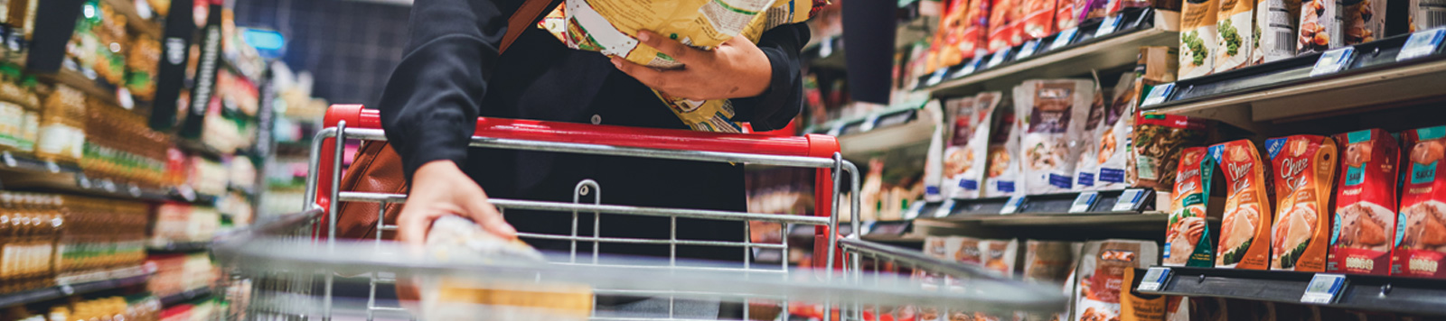 Shopping in Grocery Store