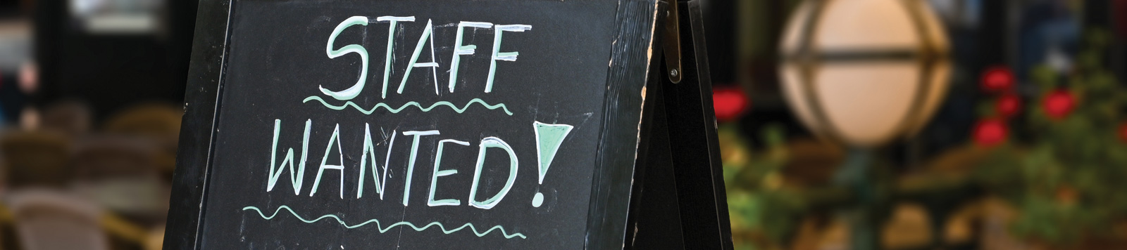 Staff Wanted Sign