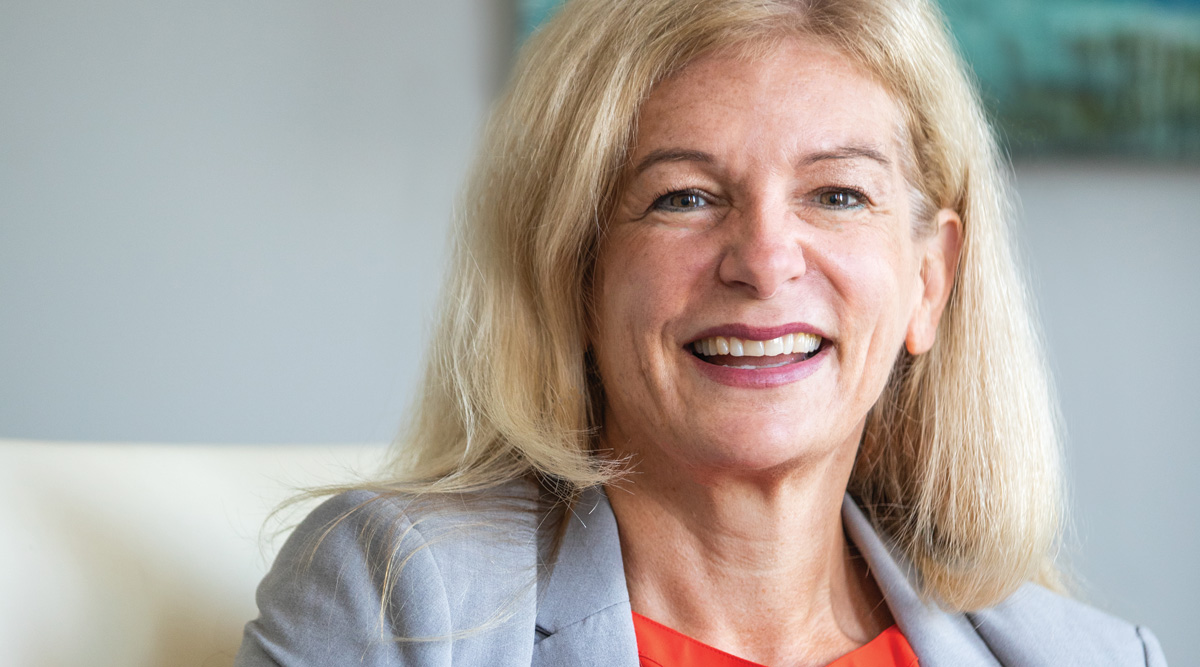Laura Lindenfeld, dean of the School of Communication and Journalism and executive director of the Alan Alda Center for Communicating Science at Stony Brook University