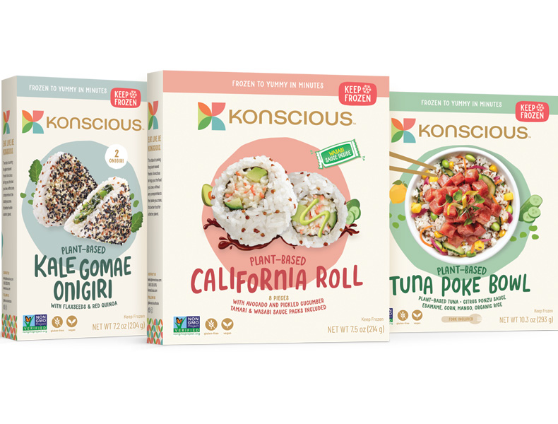 Asian-inspired, plant-based lineup from Konscious Foods