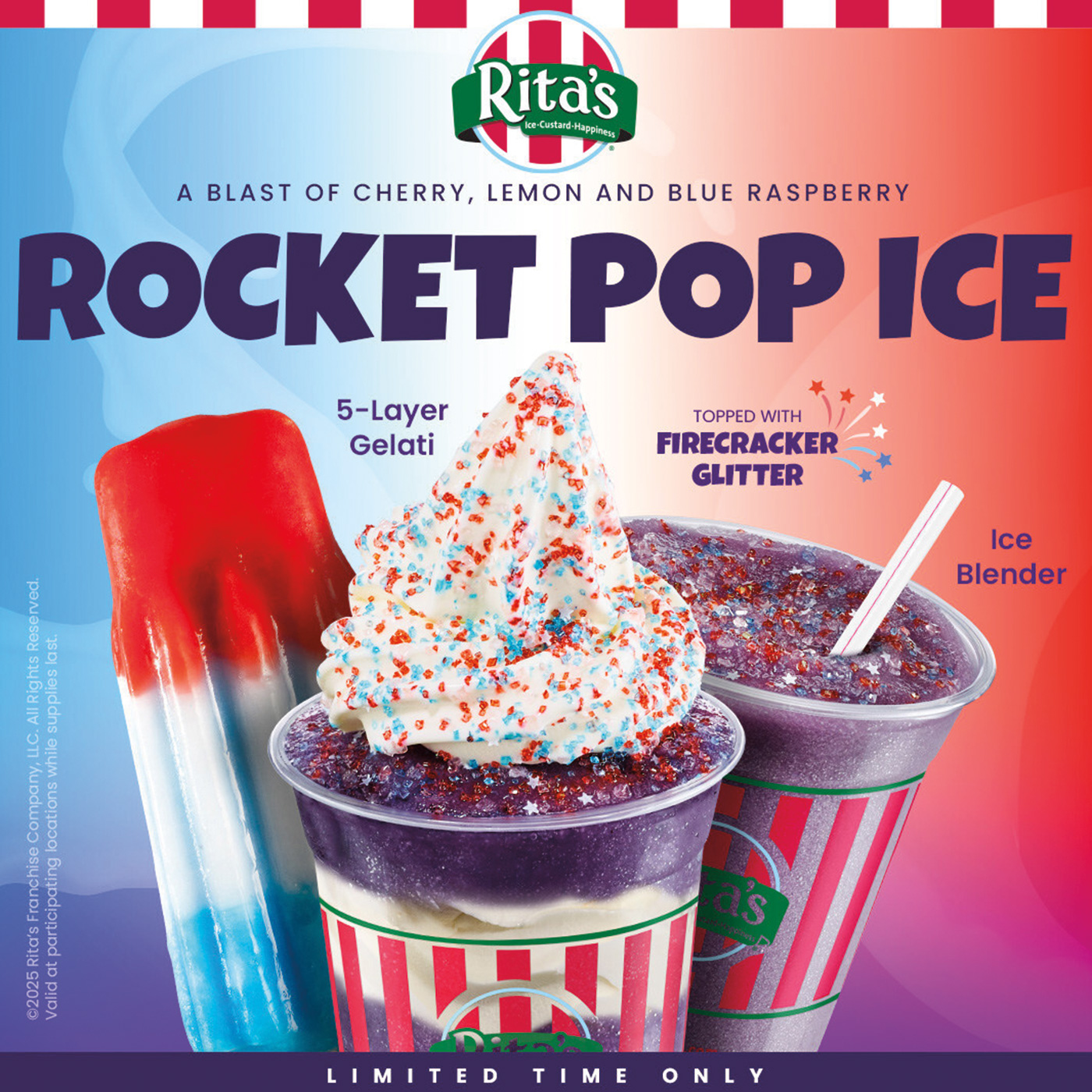 Rita’s new Rocket Pop Italian Ice