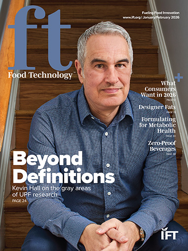 Food Technology Magazine Kevin Hall Cover
